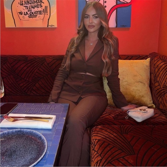 Zara Cut-Out Fitted Blazer L - Picture 8 of 10